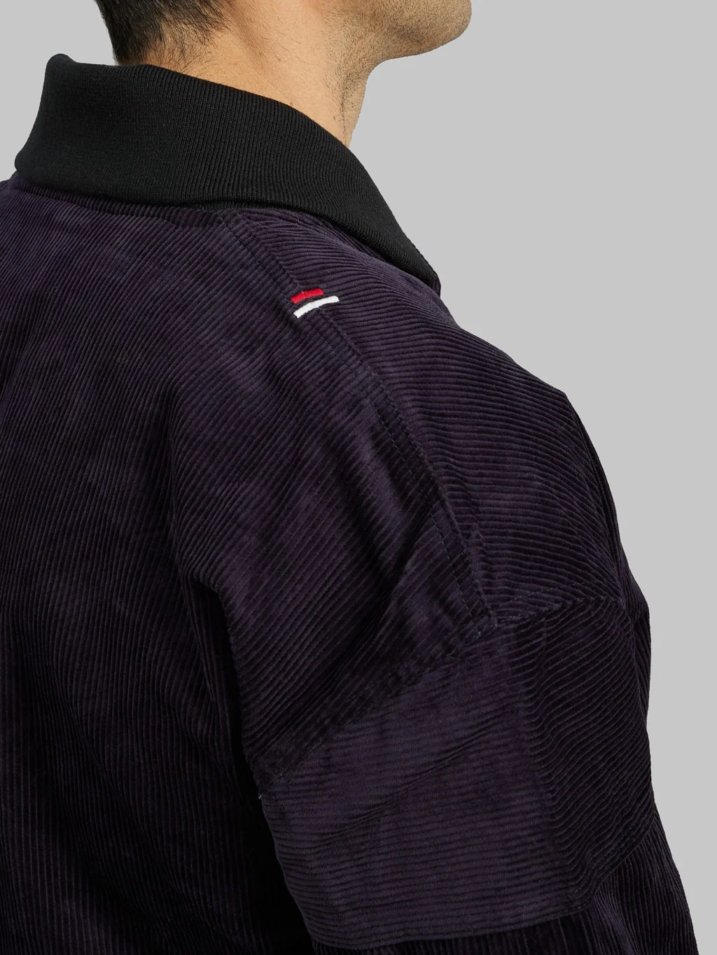 Tanuki "Sazanami" Corduroy Natural Indigo Dyed Jacket - Image 7