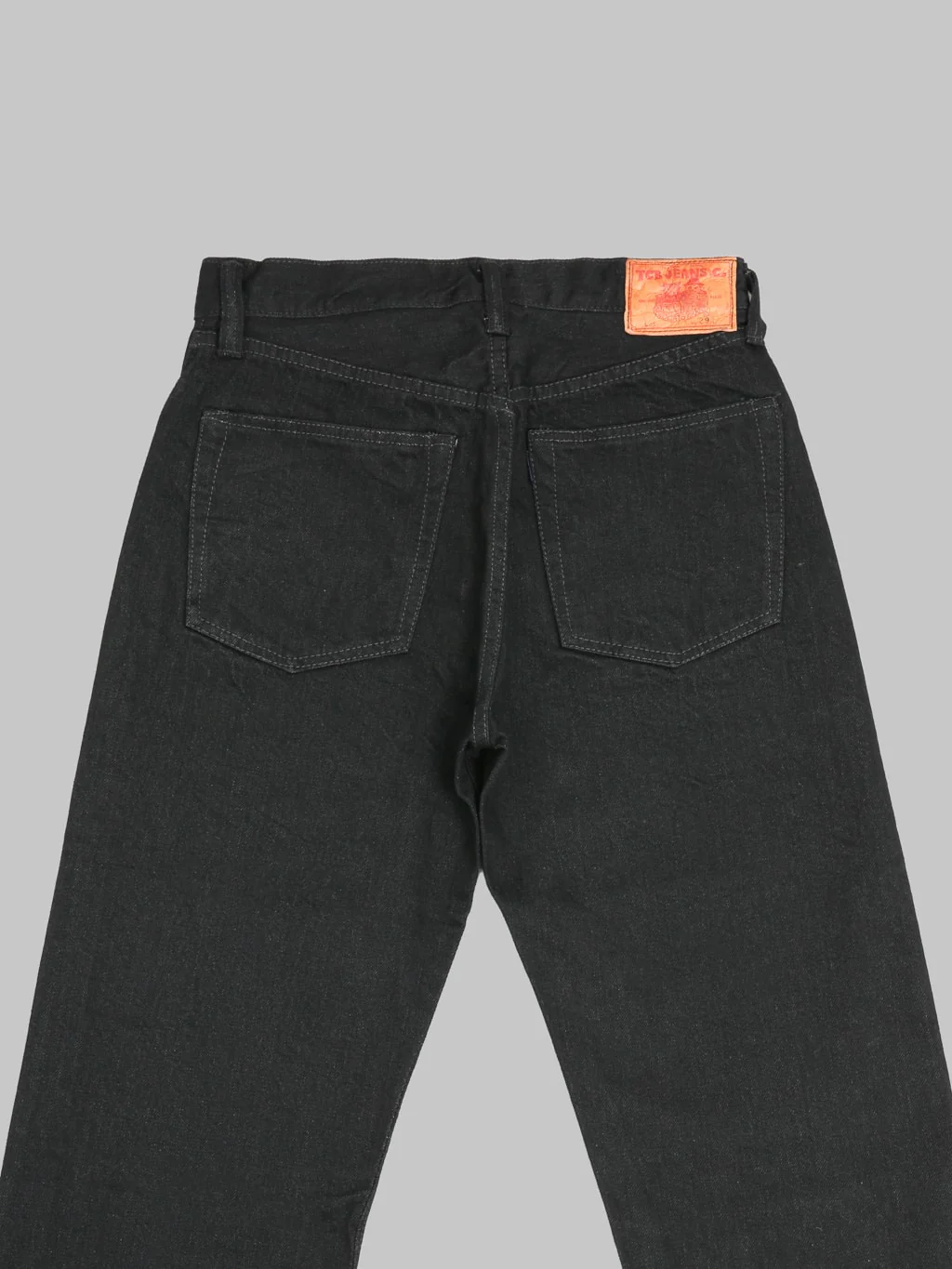 TCB Late S40´s WWII 14oz Regular Straight Jeans Black - Image 12
