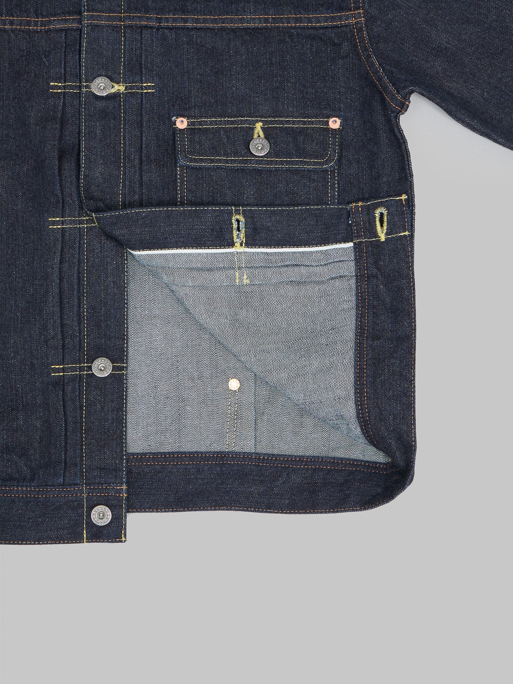 The Flat Head 14.5oz 40's Denim Jacket - Image 11