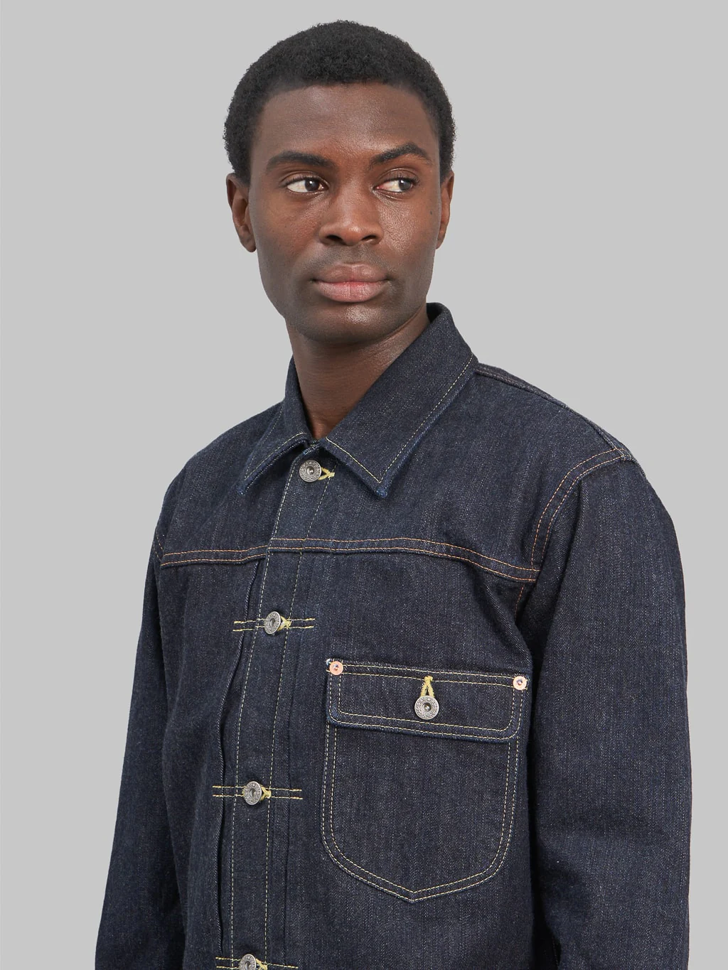 The Flat Head 14.5oz 40's Denim Jacket - Image 5