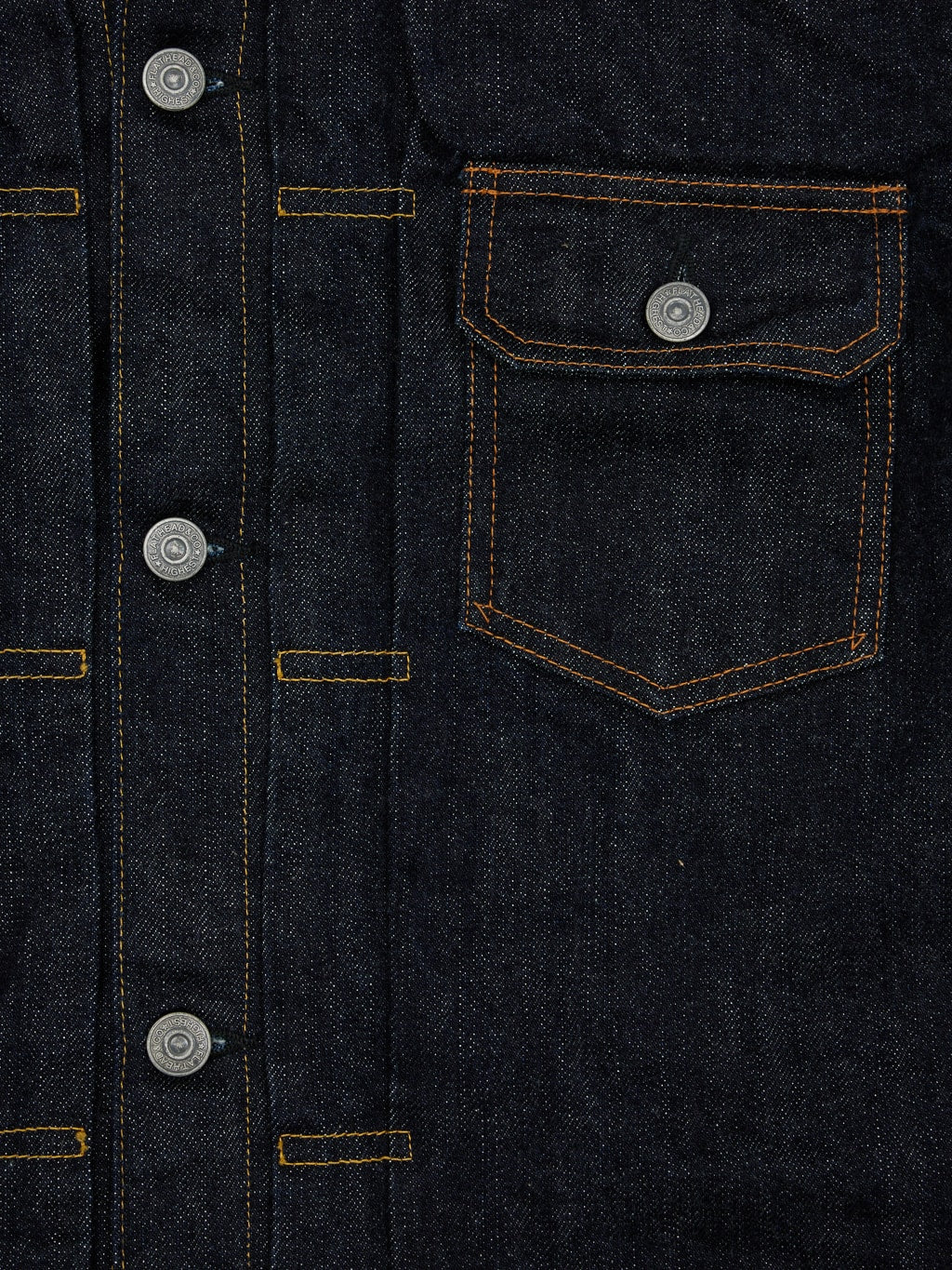 The Flat Head 14.5oz Type II 50's Denim Jacket - Image 10