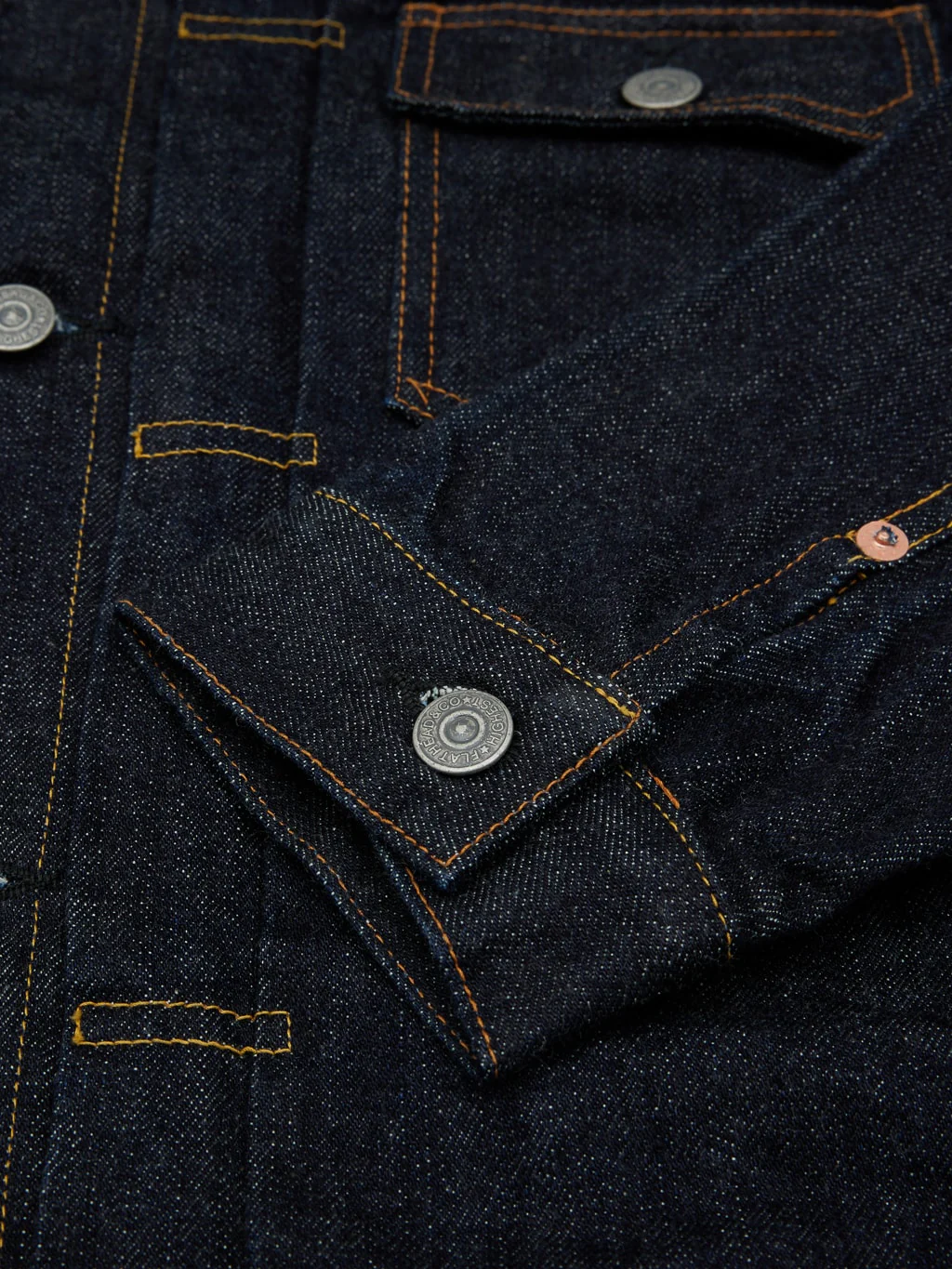 The Flat Head 14.5oz Type II 50's Denim Jacket - Image 14