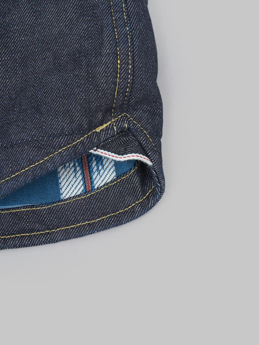 The Flat Head Denim Puffer Jacket - Image 14