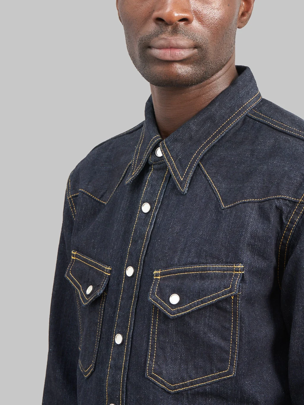 The Flat Head Denim Western Shirt - Image 6