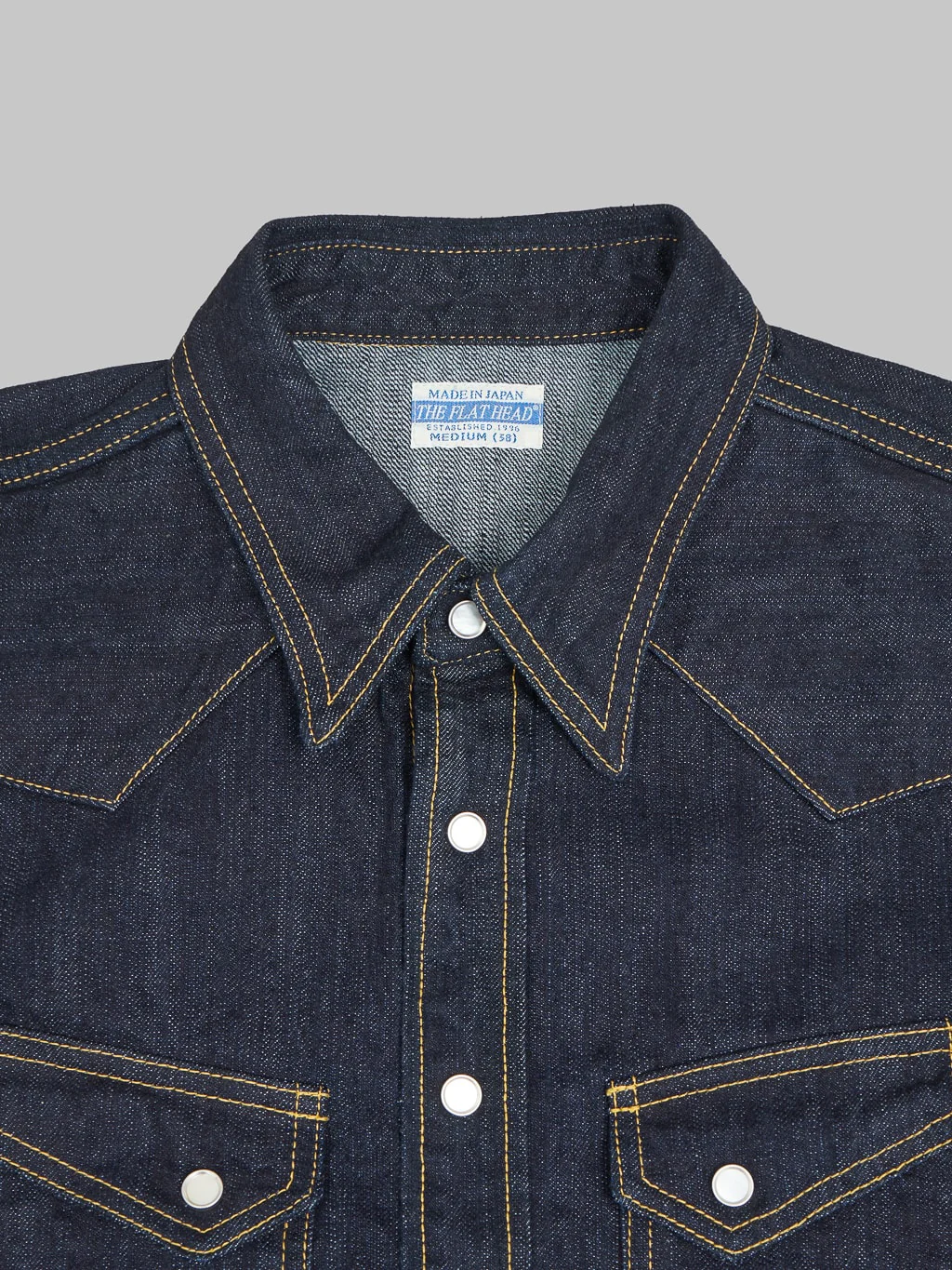The Flat Head Denim Western Shirt - Image 8