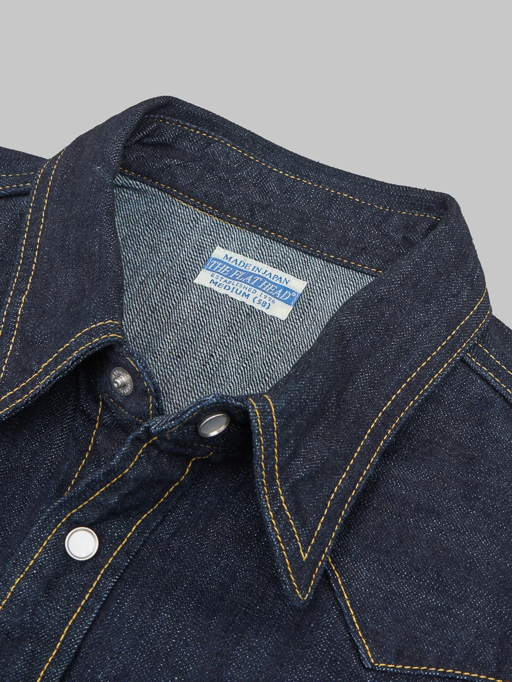 The Flat Head Denim Western Shirt - Image 9