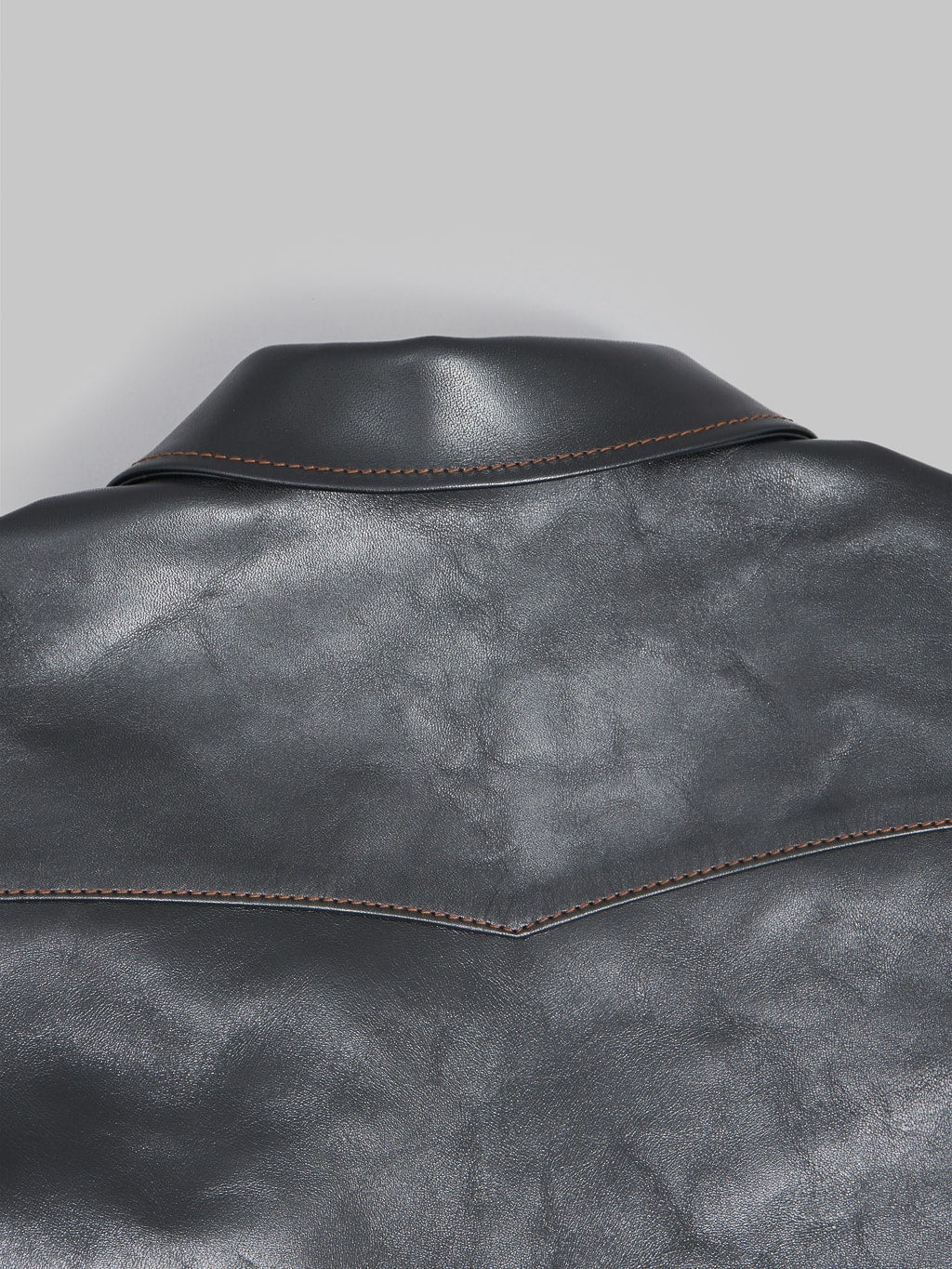 The Flat Head FN-LJ-HS005 Horsehide Single Rider's Jacket Black Semi-Aniline - Image 12