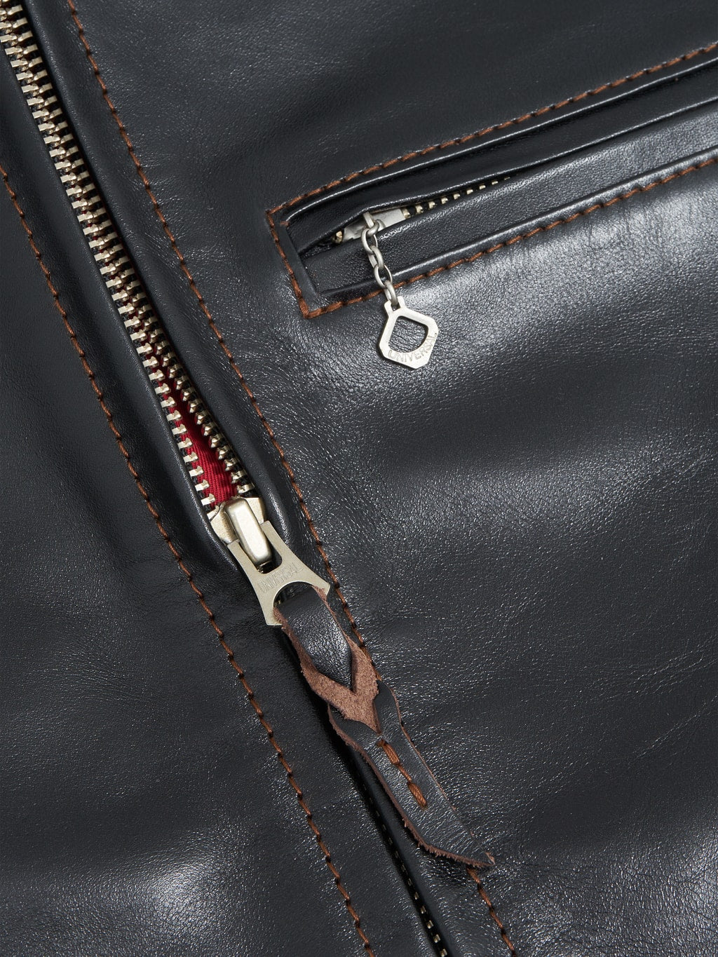 The Flat Head FN-LJ-HS005 Horsehide Single Rider's Jacket Black Semi-Aniline - Image 16