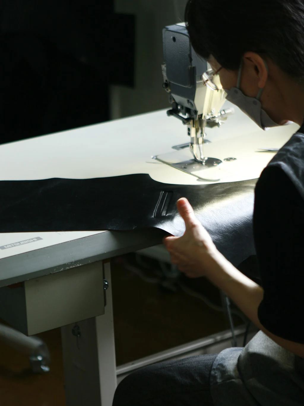 The Flat Head FN-LJ-HS005 Horsehide Single Rider's Jacket Black Semi-Aniline - Image 23