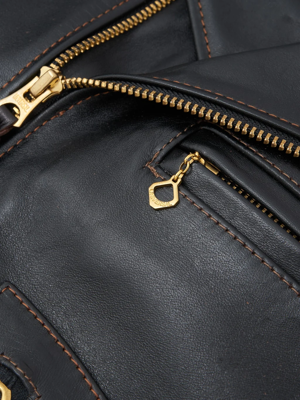 The Flat Head FN-LJ-HW001 Horsehide Double Rider's Jacket Black Aniline - Image 21