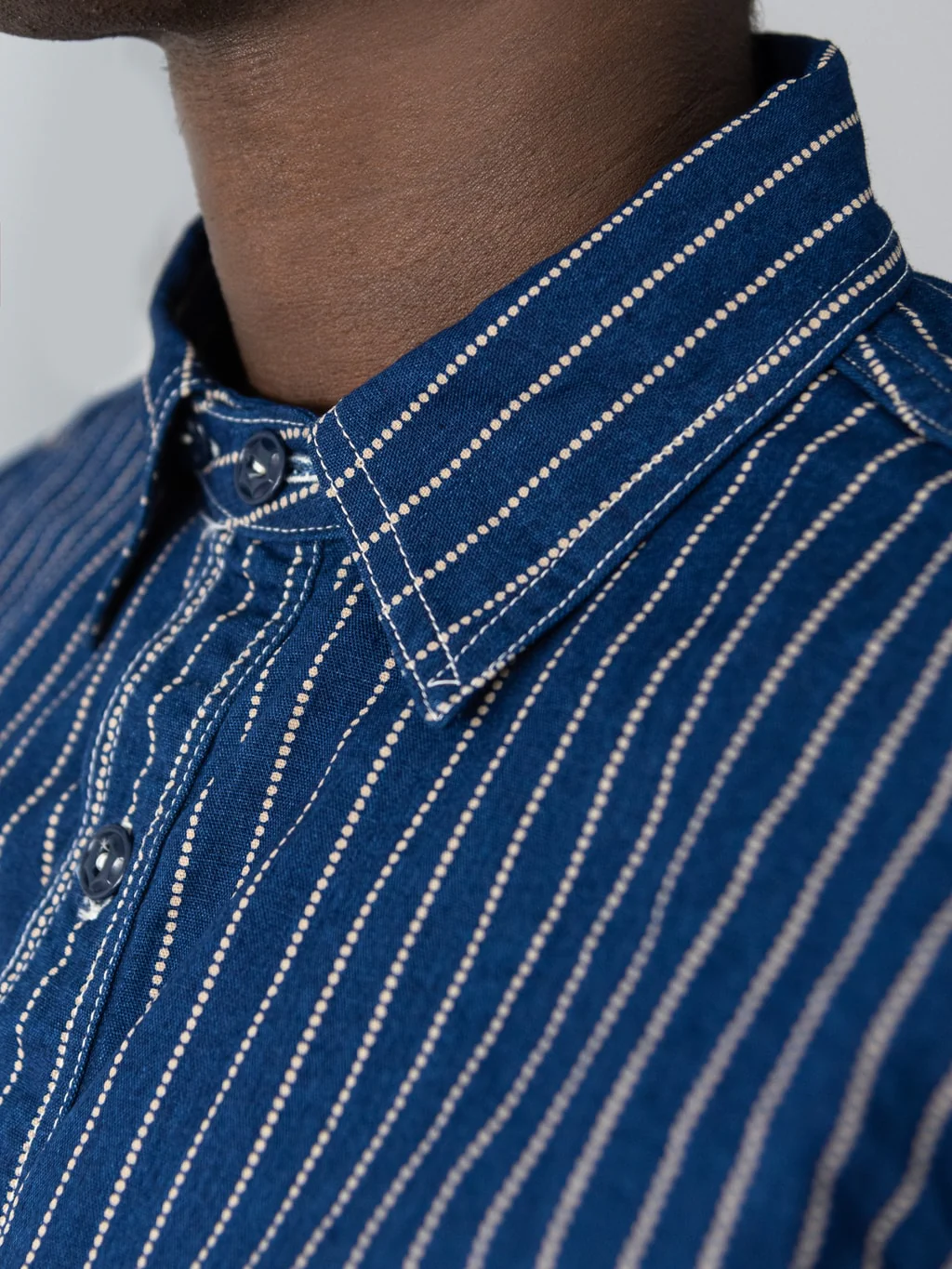 The Rite Stuff  Bulldog Wabash Work Shirt (Indigo) - Image 5