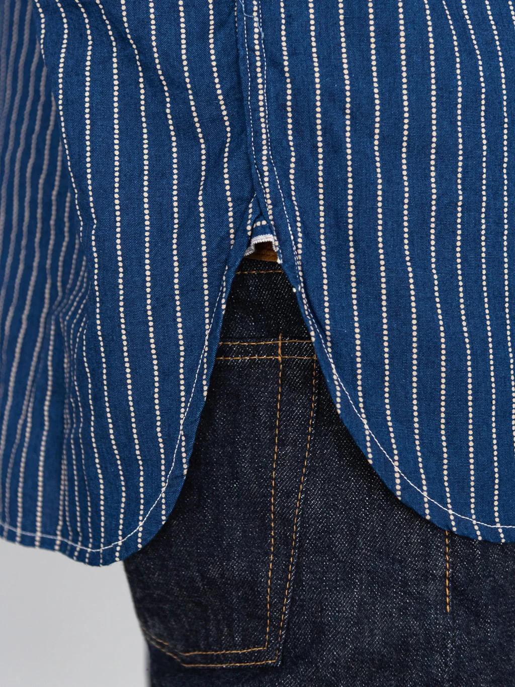 The Rite Stuff  Bulldog Wabash Work Shirt (Indigo) - Image 6