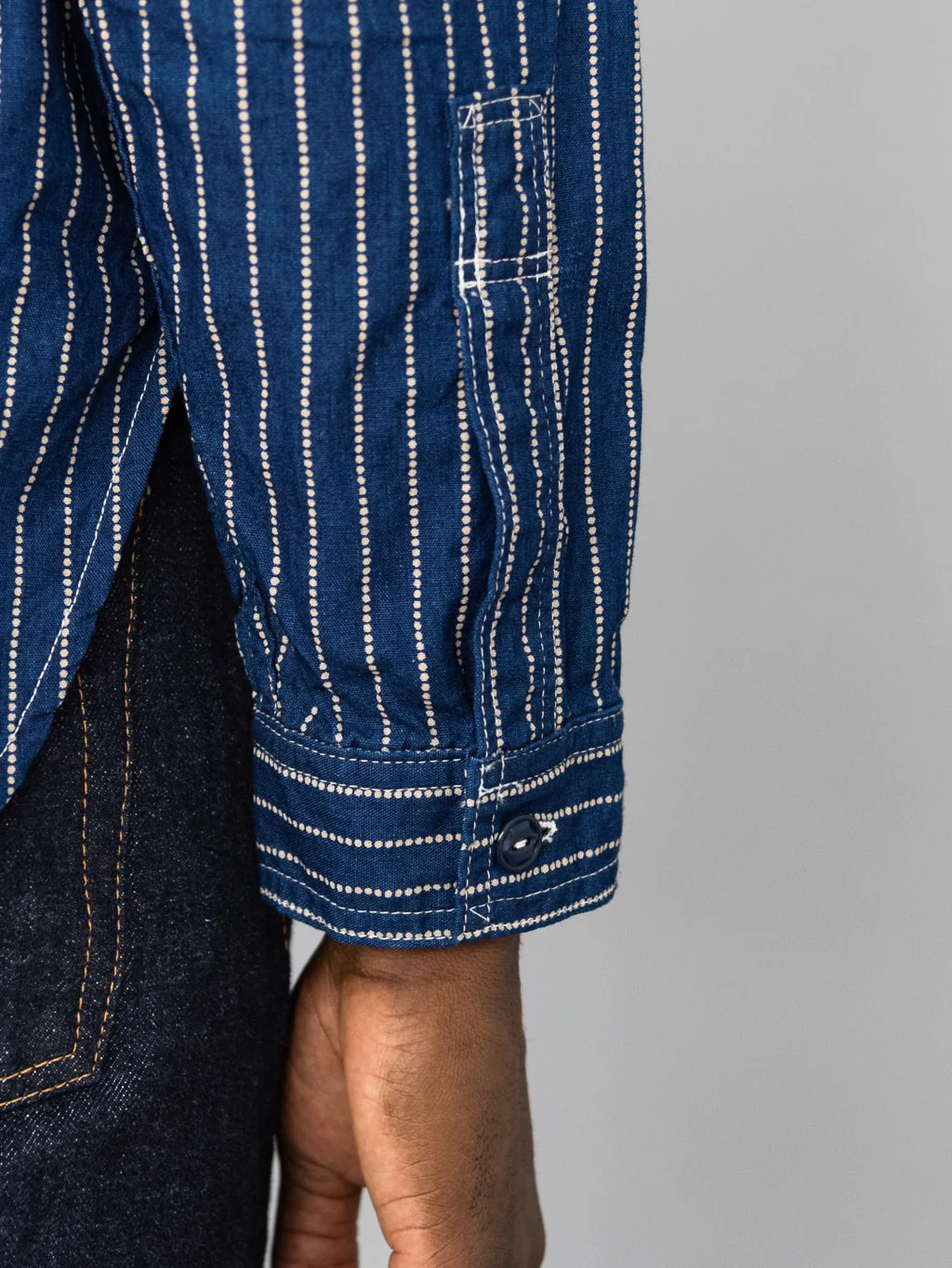 The Rite Stuff  Bulldog Wabash Work Shirt (Indigo) - Image 7