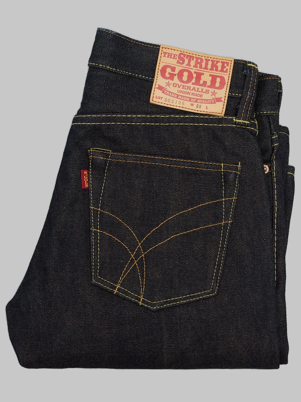 The Strike Gold 2105 Brown Weft Slim Straight Jeans - Image 10