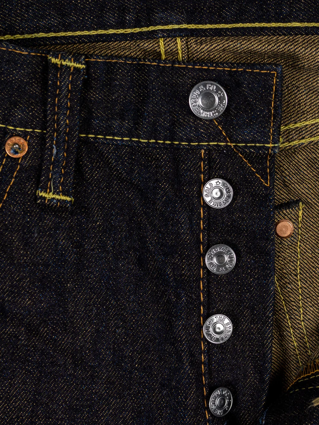 The Strike Gold 2105 Brown Weft Slim Straight Jeans - Image 12