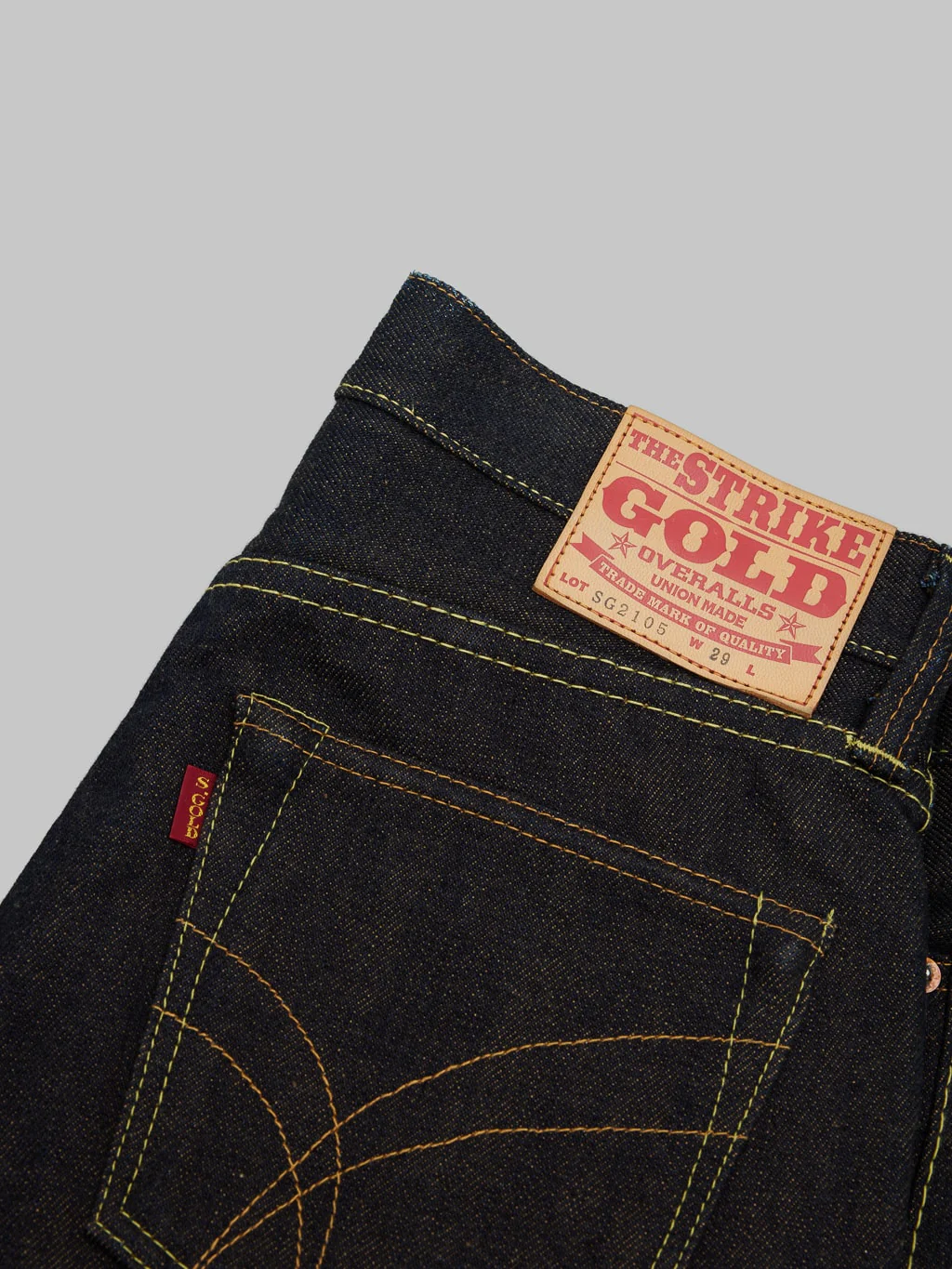 The Strike Gold 2105 Brown Weft Slim Straight Jeans - Image 16