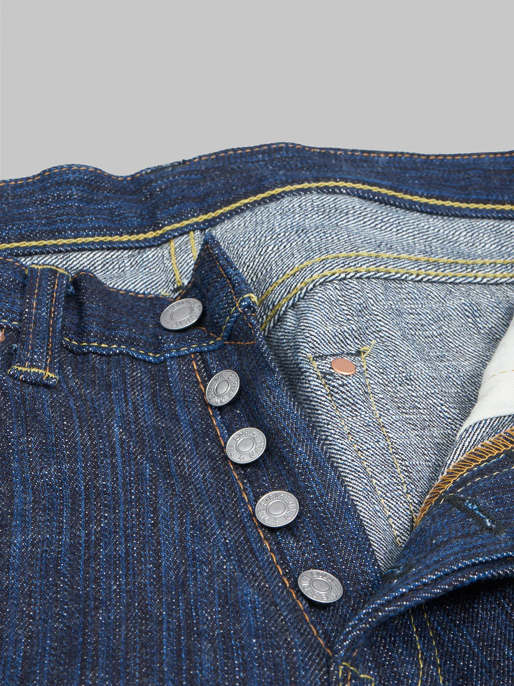 The Strike Gold 8104 "Shower Slub" Straight Tapered Jeans - Image 11