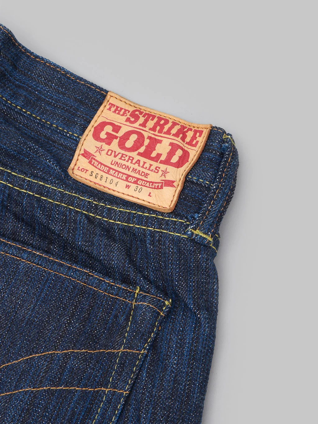 The Strike Gold 8104 "Shower Slub" Straight Tapered Jeans - Image 13