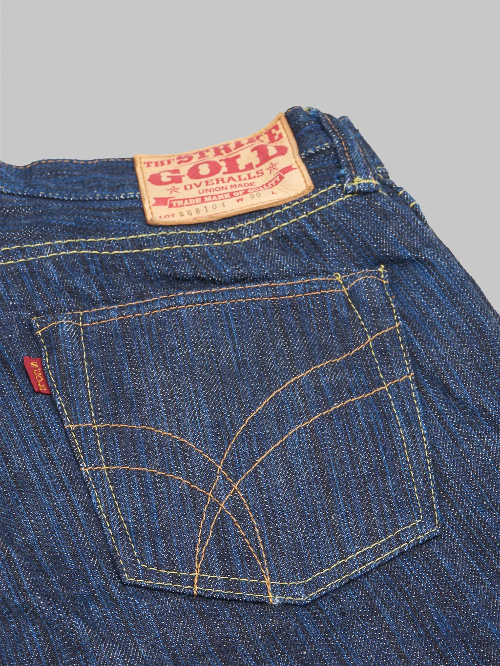 The Strike Gold 8104 "Shower Slub" Straight Tapered Jeans - Image 16