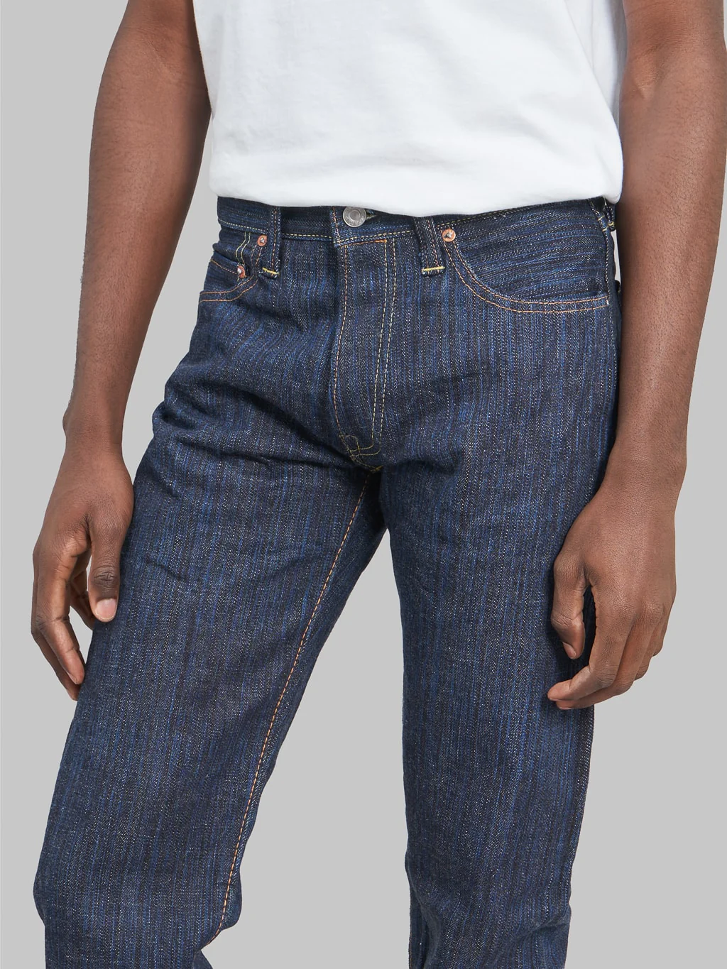 The Strike Gold 8104 "Shower Slub" Straight Tapered Jeans - Image 6