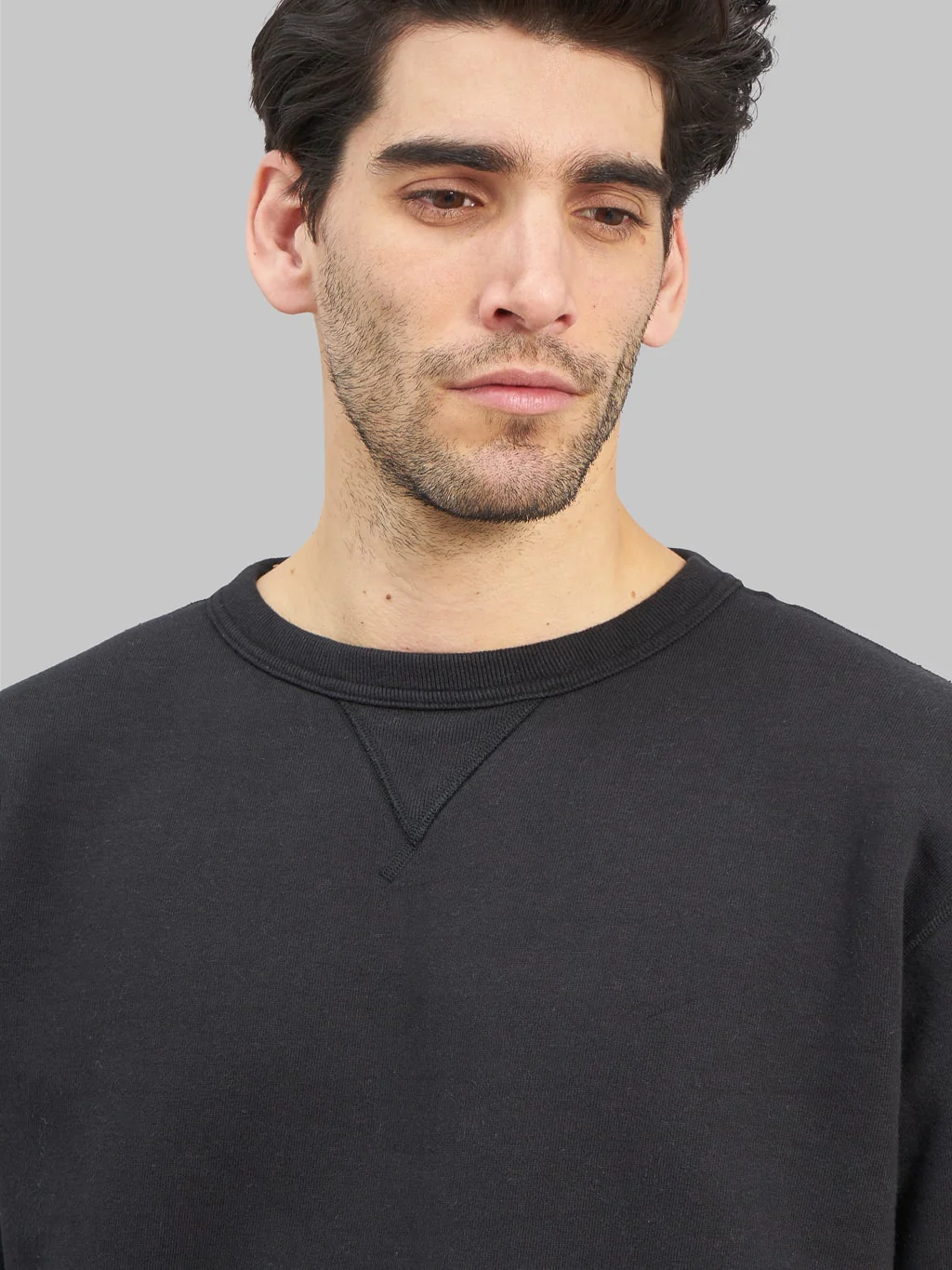 The Strike Gold Loopwheeled Sweatshirt Black - Image 4