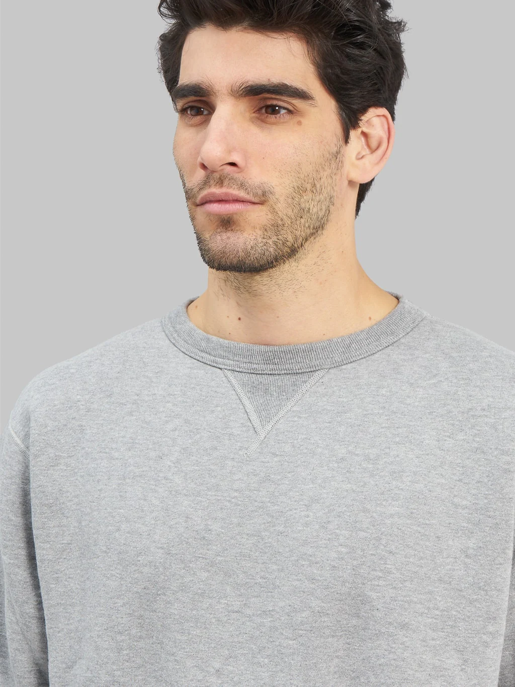 The Strike Gold Loopwheeled Sweatshirt Grey - Image 4