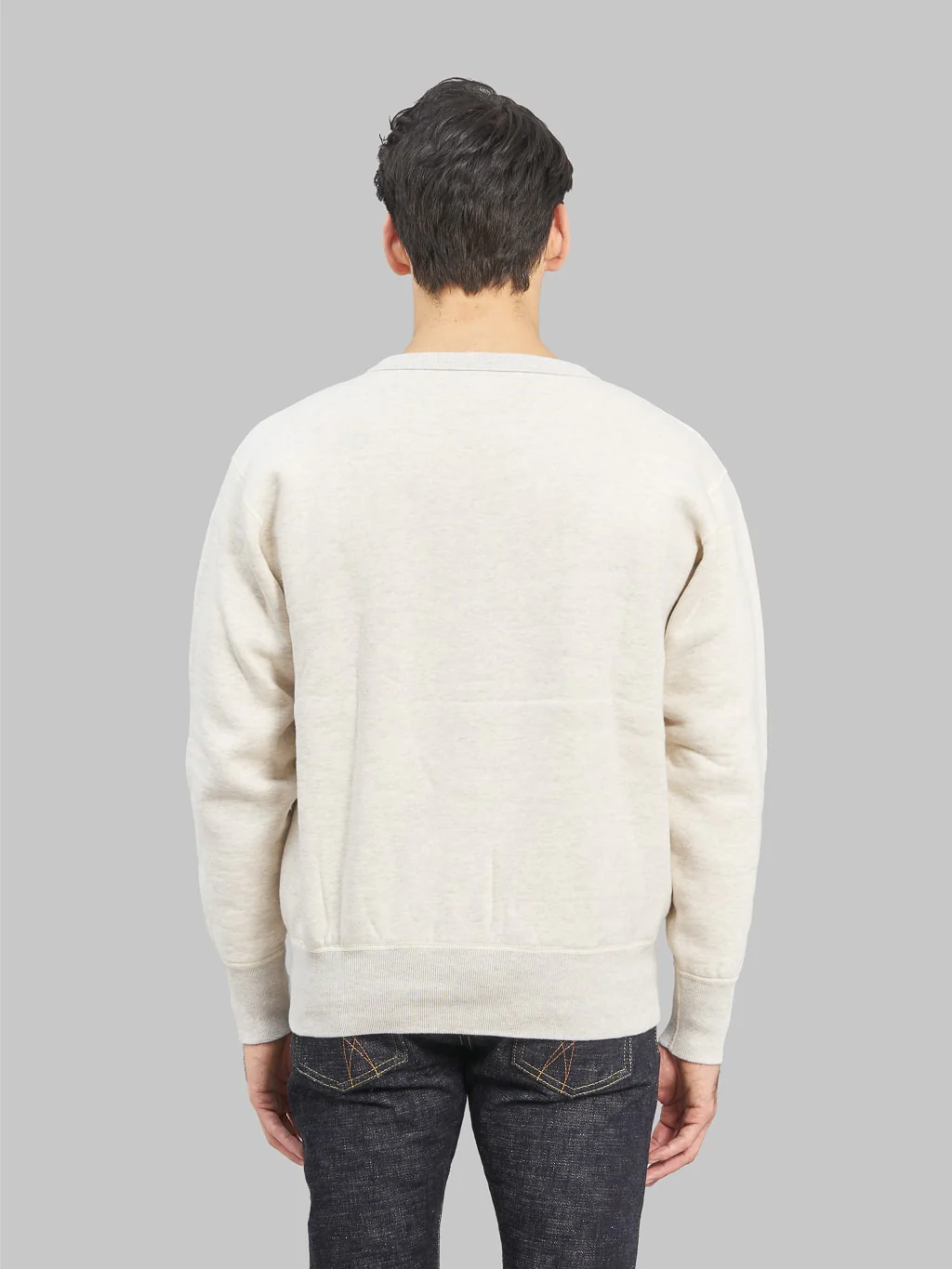 The Strike Gold Loopwheeled Sweatshirt Oatmeal - Image 3