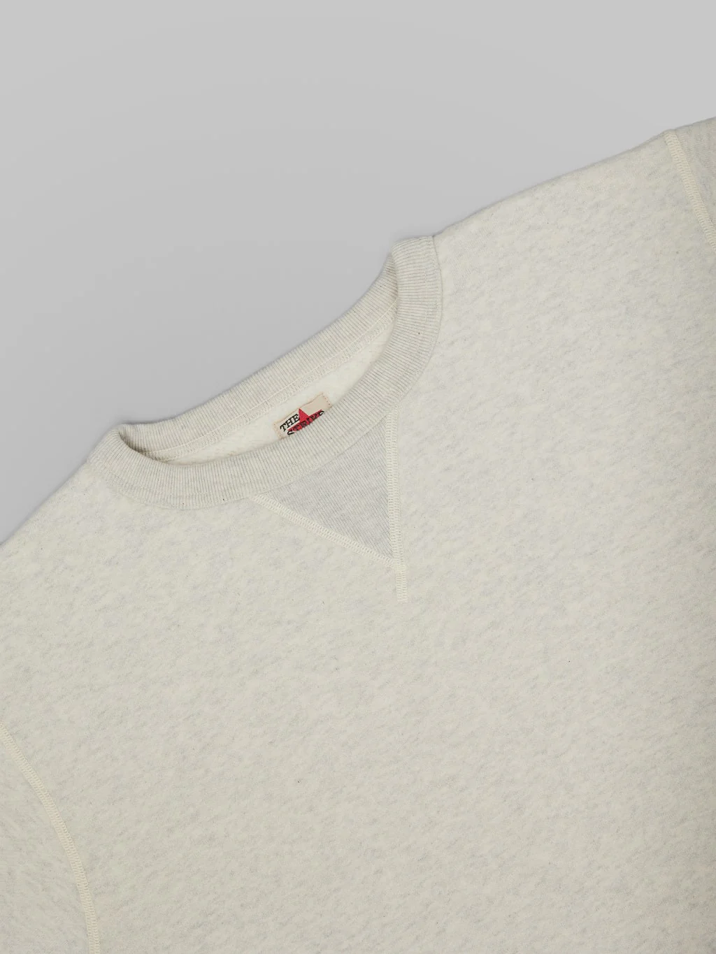 The Strike Gold Loopwheeled Sweatshirt Oatmeal - Image 7