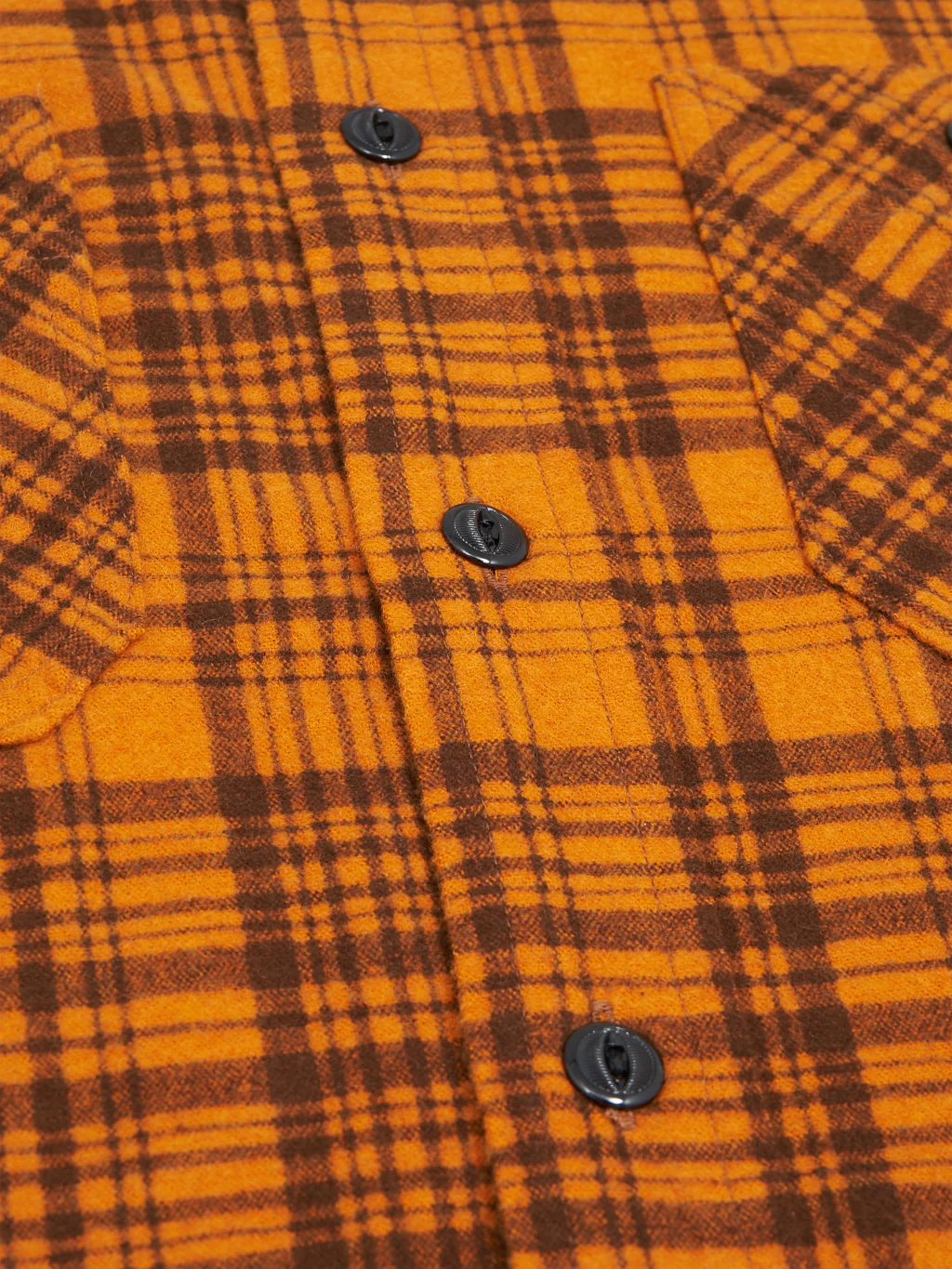 Trophy Clothing Machine Signal Check Shirt Orange - Image 12