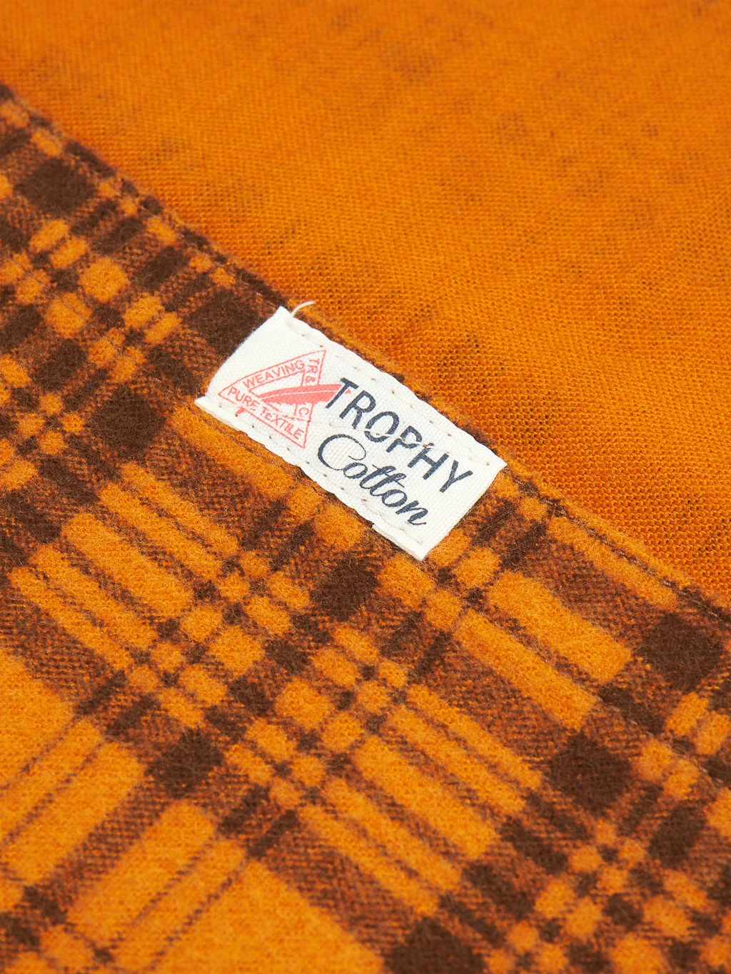 Trophy Clothing Machine Signal Check Shirt Orange - Image 17