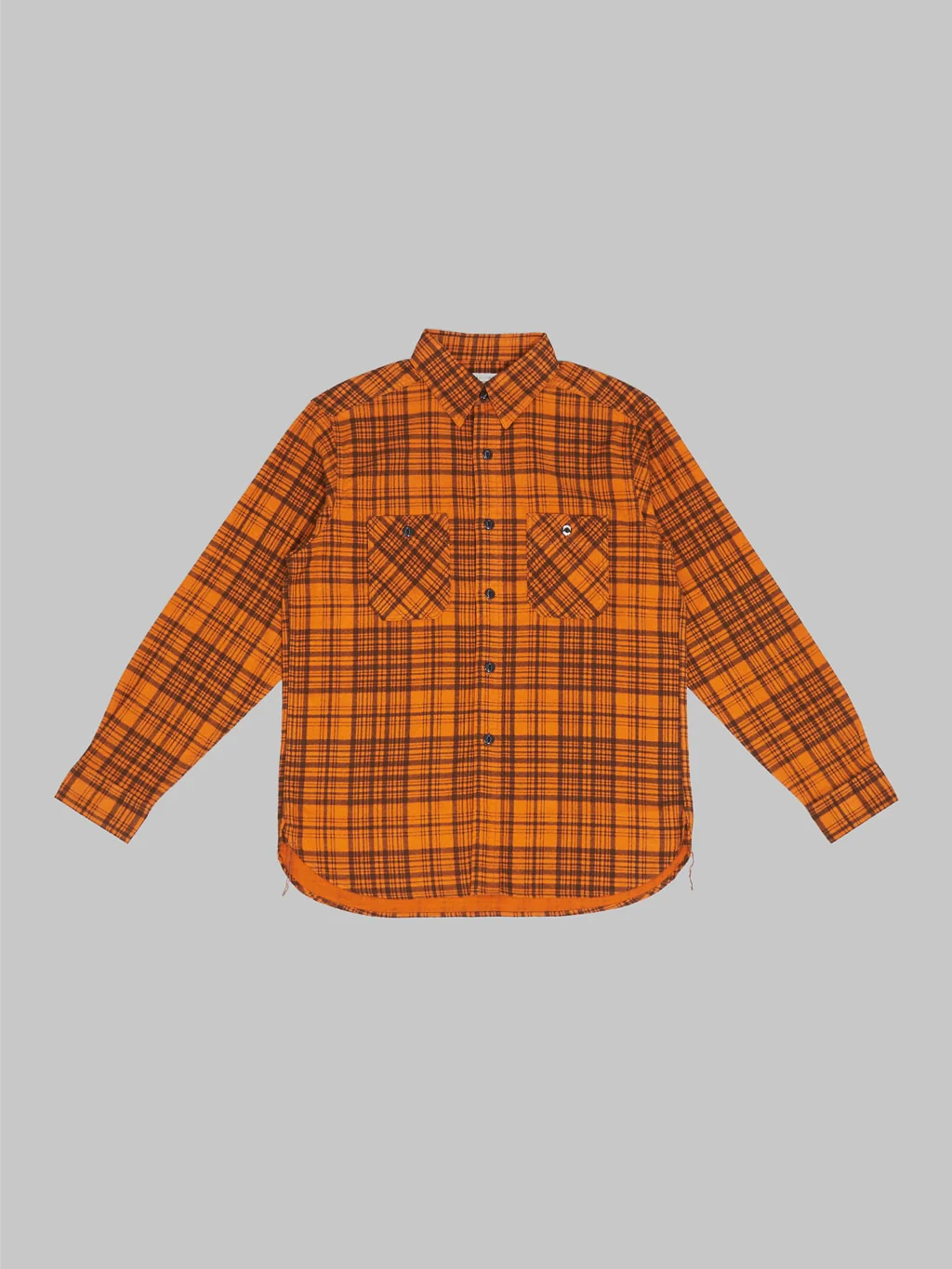 Trophy Clothing Machine Signal Check Shirt Orange - Image 7