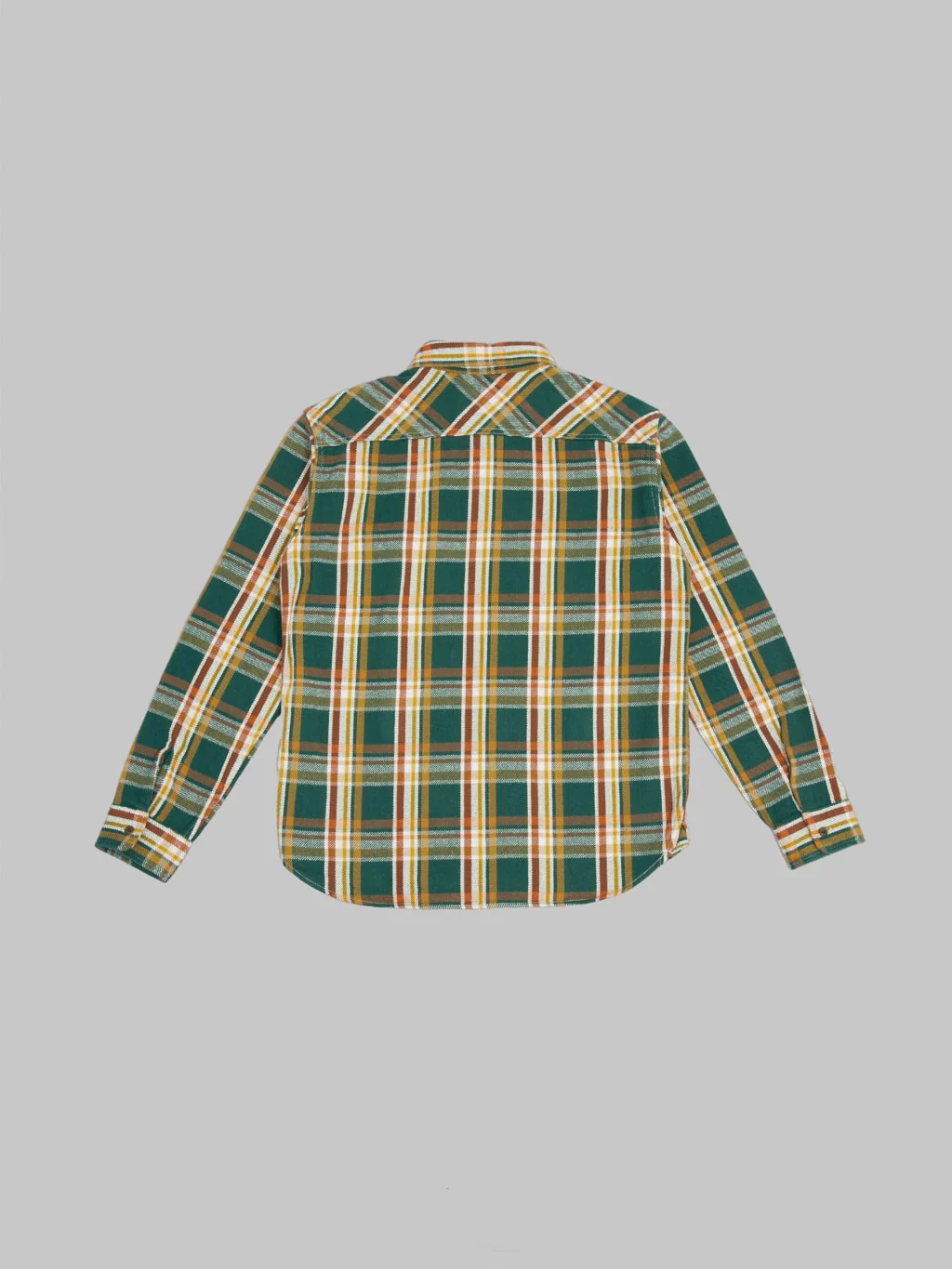 UES Heavy Flannel Shirt Green - Image 7