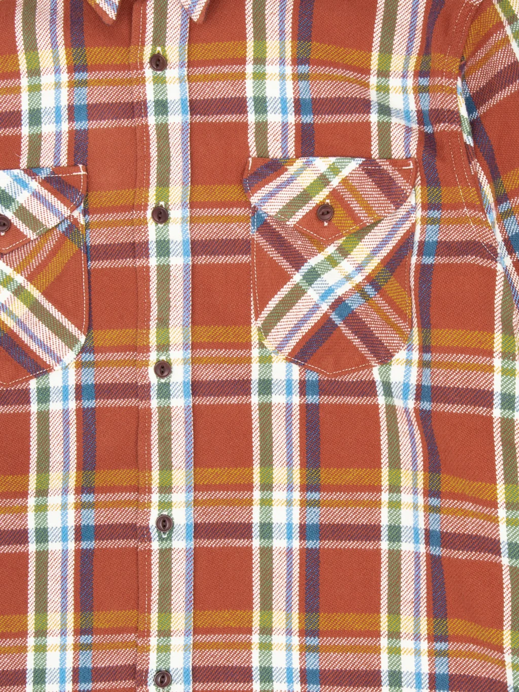 UES Heavy Flannel Shirt Red - Image 10
