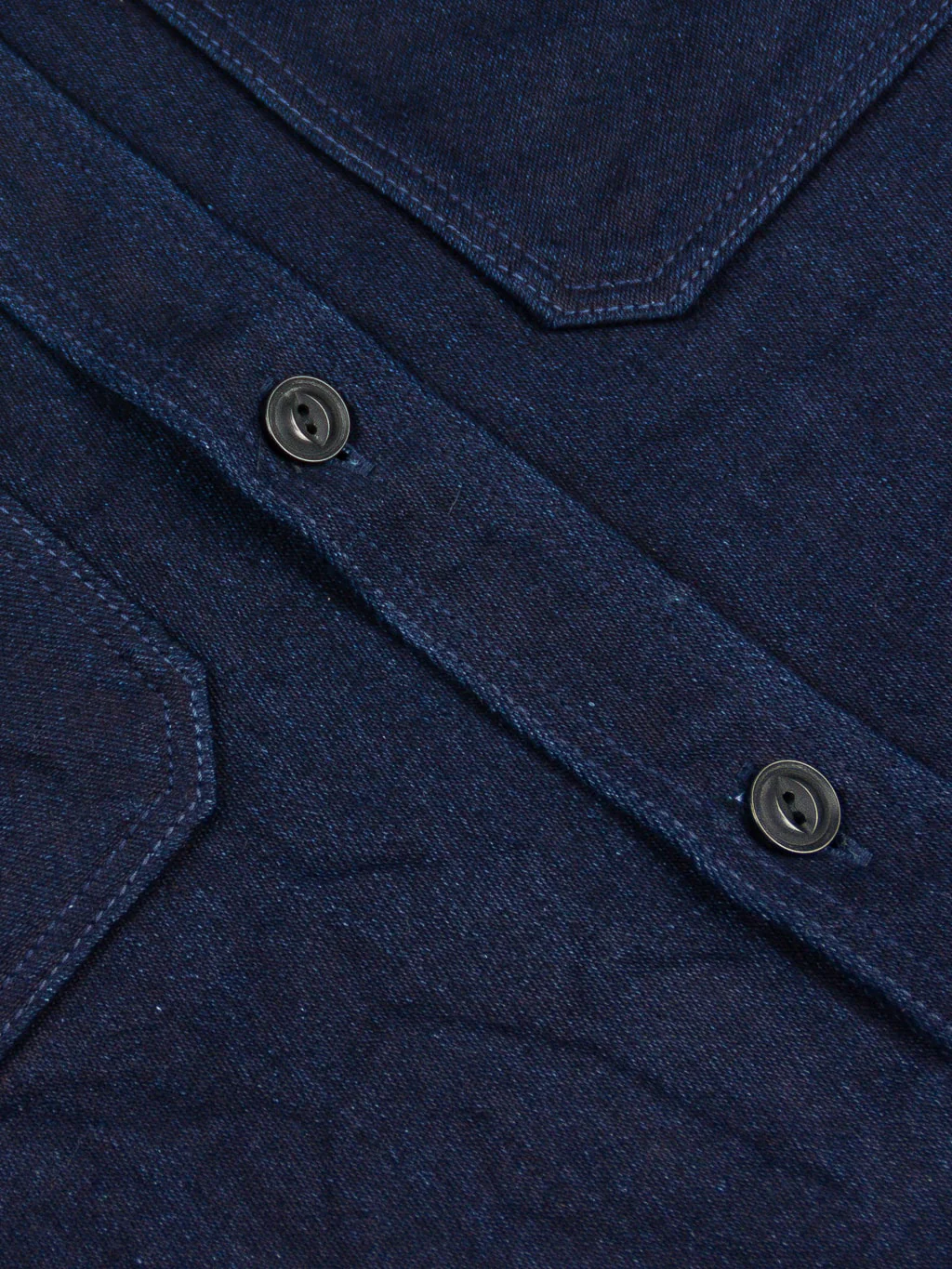 UES Indigo Extra Heavy Indigo Tricotine Shirt - Image 15