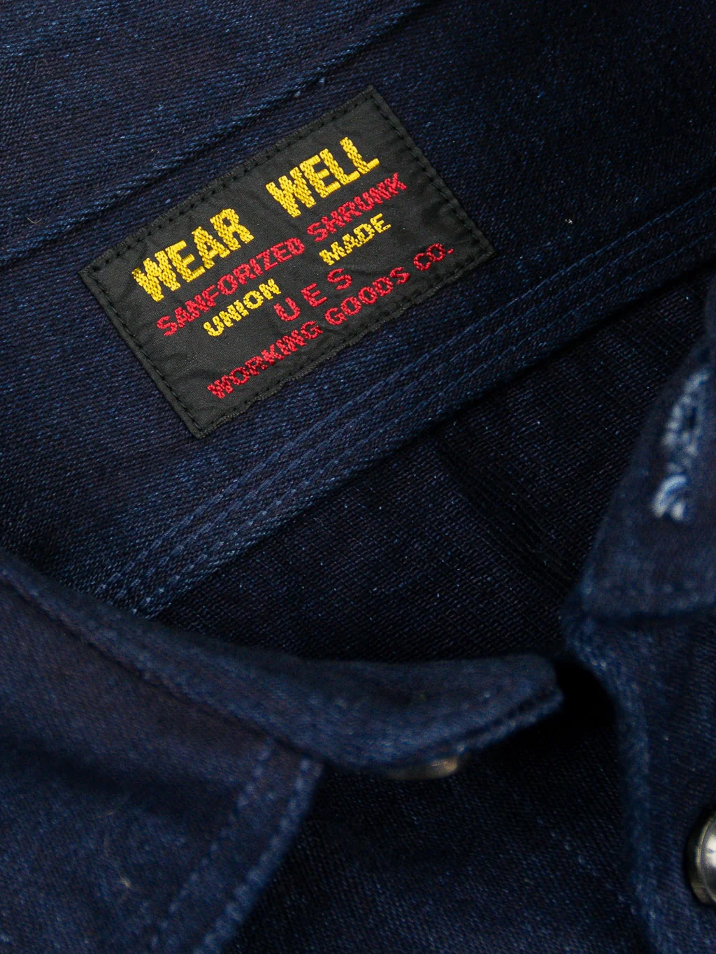 UES Indigo Extra Heavy Indigo Tricotine Shirt - Image 17