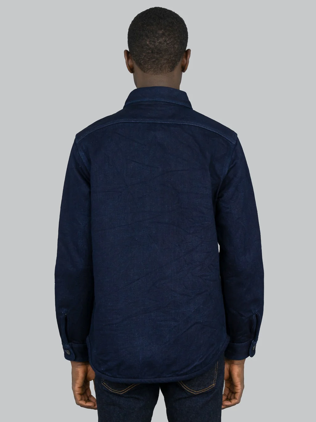 UES Indigo Extra Heavy Indigo Tricotine Shirt - Image 3