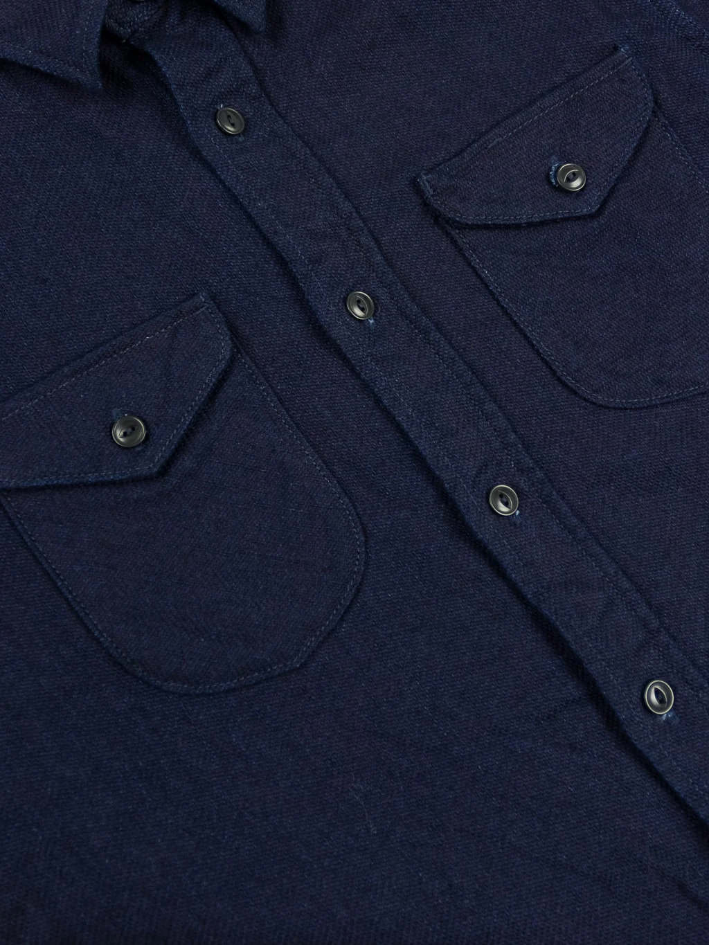 UES Indigo Heavy Flannel Shirt - Image 14