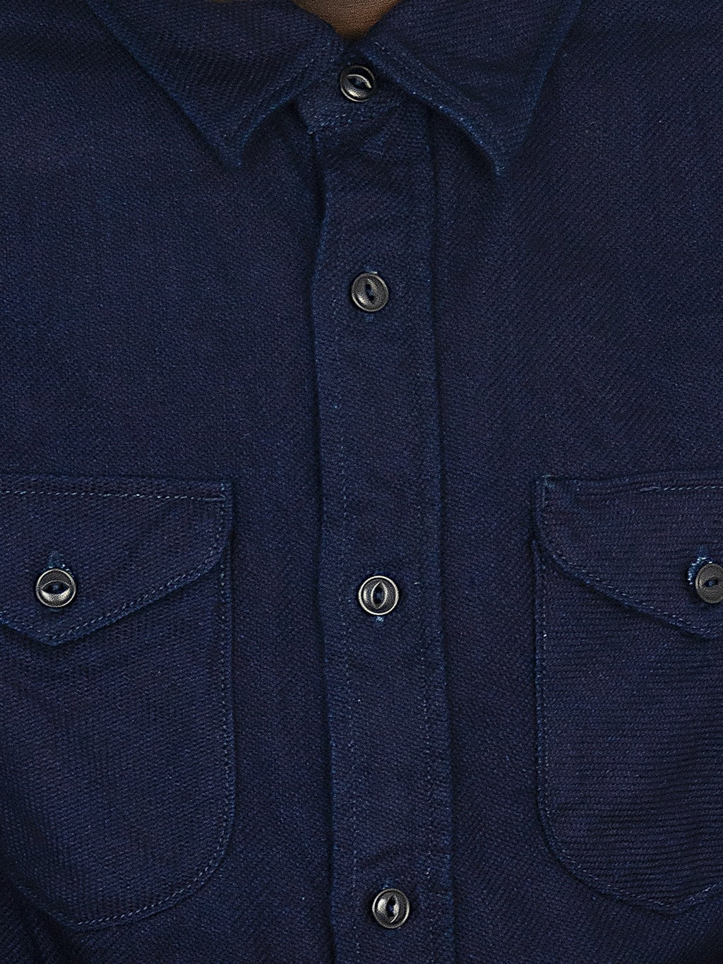 UES Indigo Heavy Flannel Shirt - Image 5