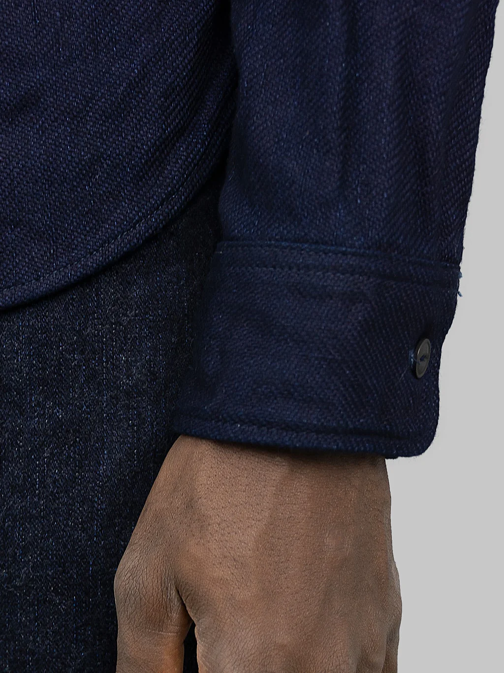 UES Indigo Heavy Flannel Shirt - Image 6