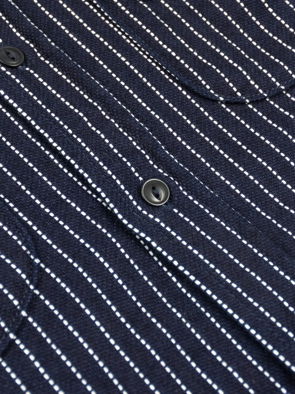 UES Indigo Stripe Heavy Flannel Shirt - Image 13
