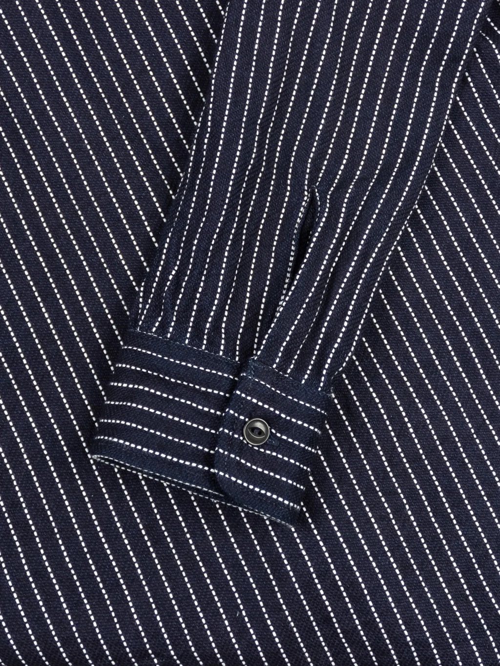 UES Indigo Stripe Heavy Flannel Shirt - Image 14