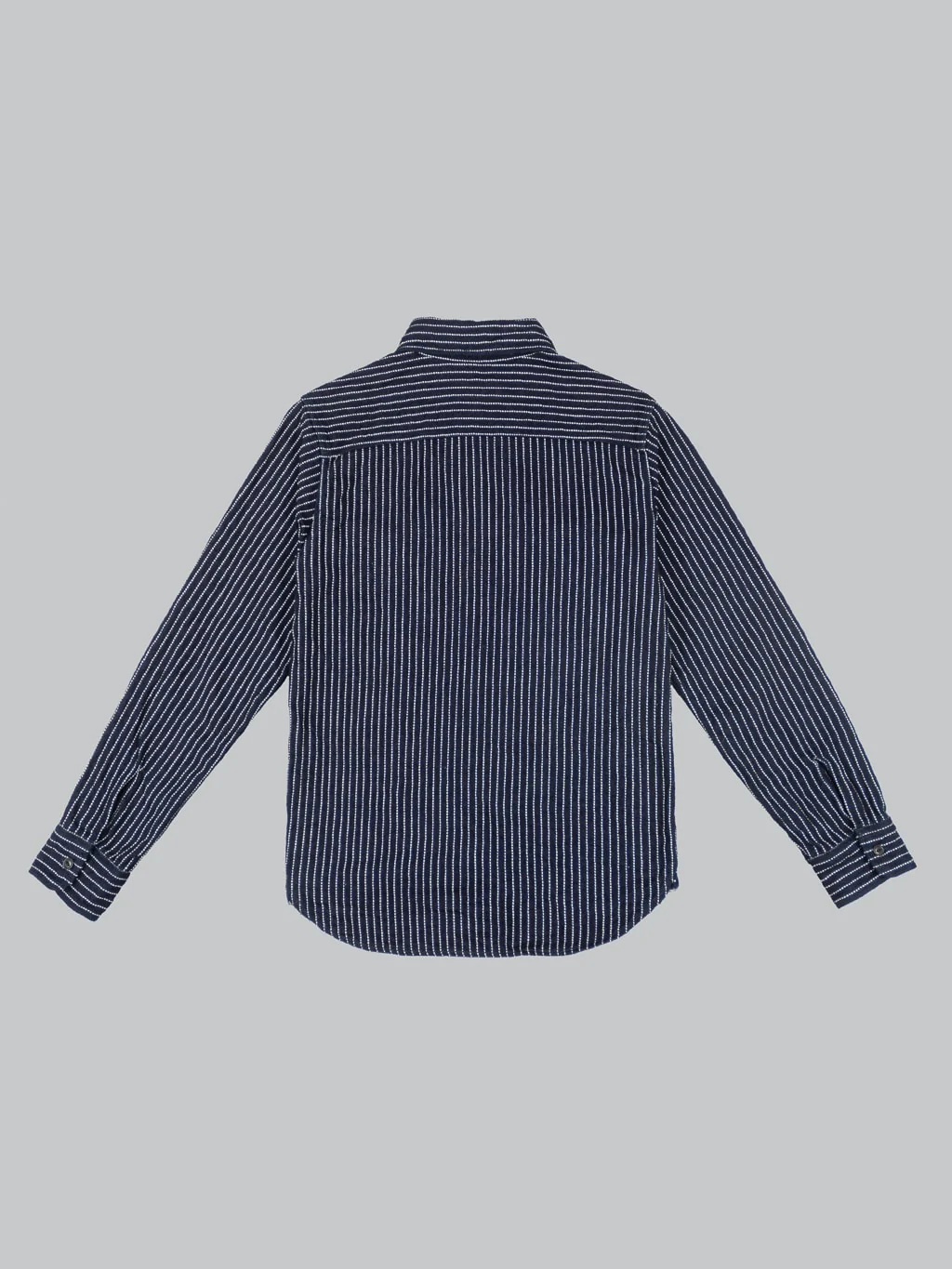 UES Indigo Stripe Heavy Flannel Shirt - Image 8