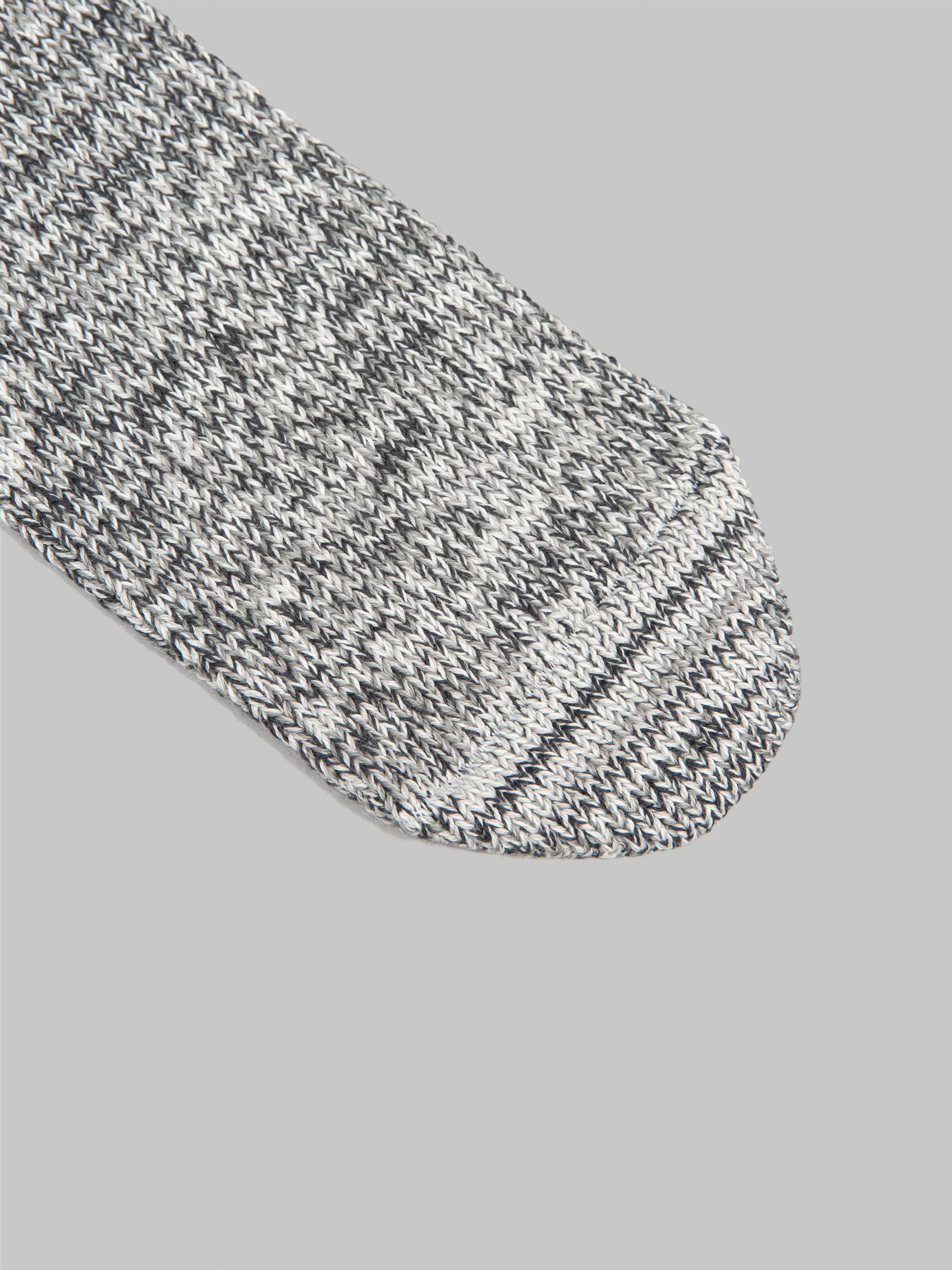 UES Melange Crew Length Socks Heather Grey - Image 5