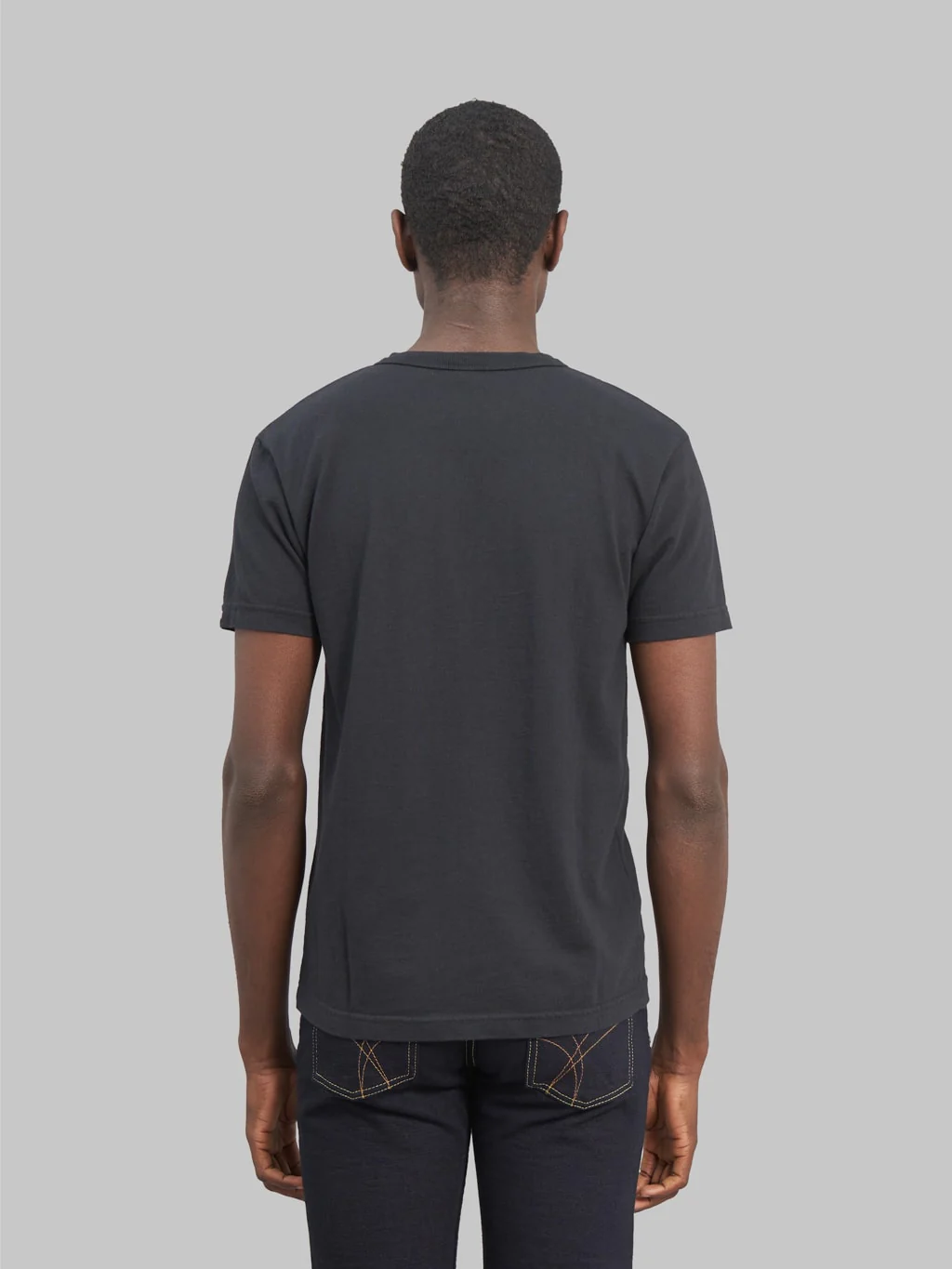 UES Ramayana Henley Neck T-Shirt Black - Image 2
