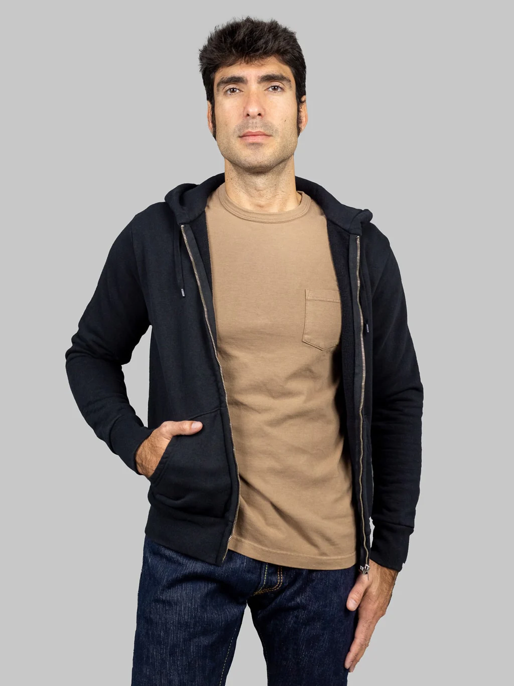 UES Zip Parka Black - Image 4