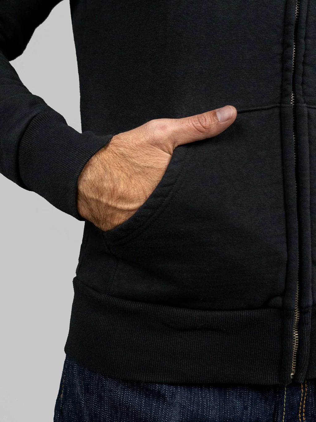 UES Zip Parka Black - Image 7