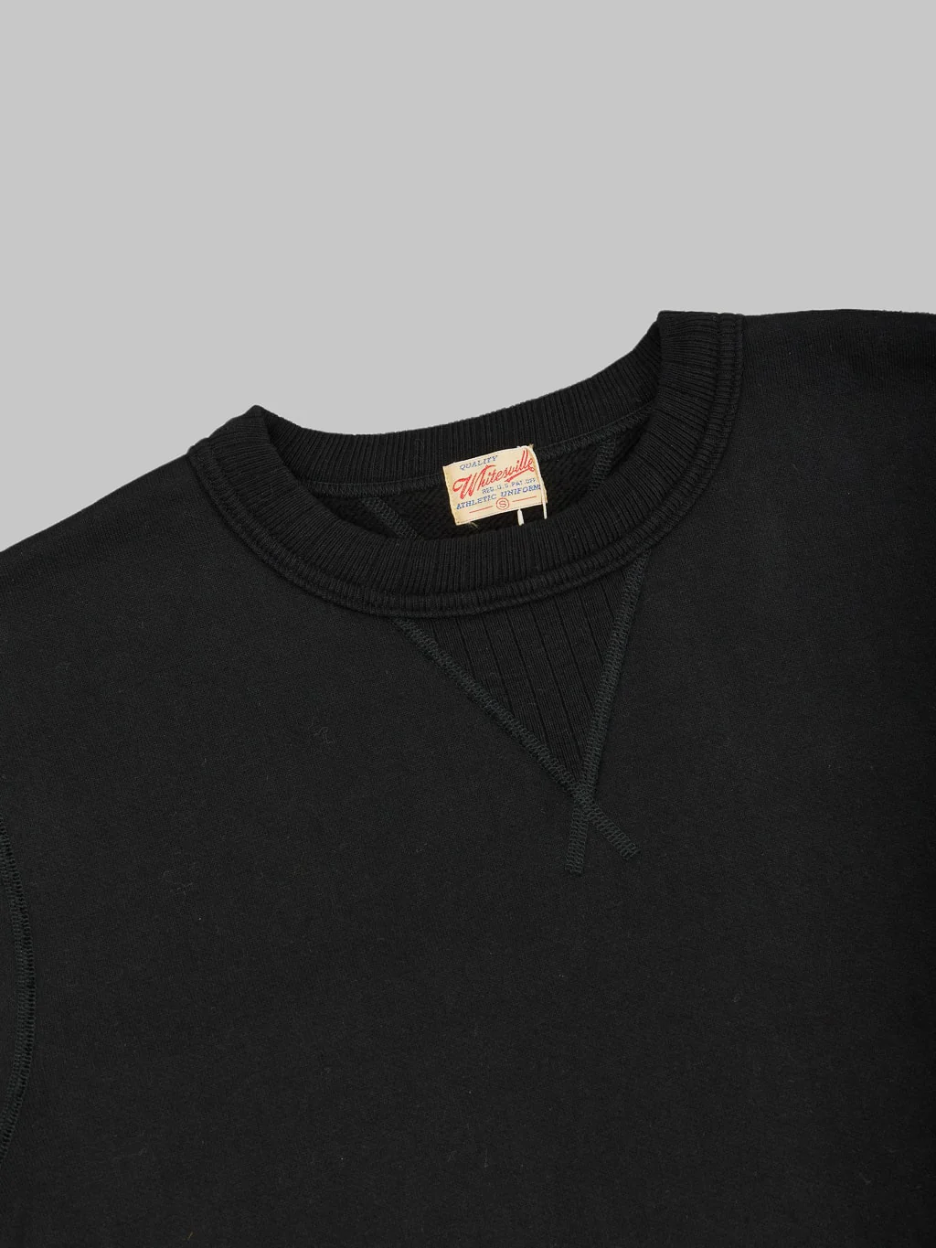 Whitesville Loopwheel Sweatshirt Black - Image 7