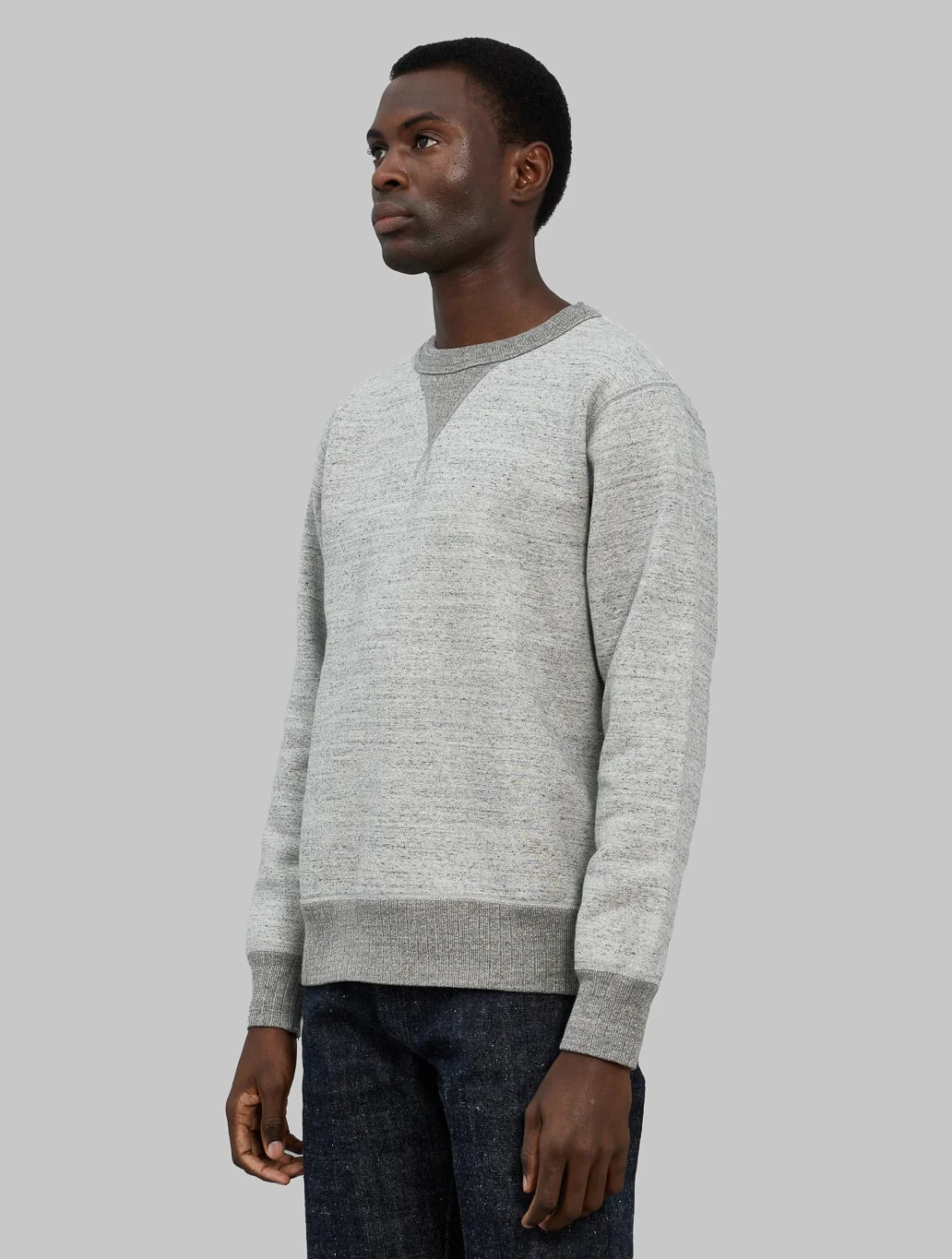 Whitesville Loopwheel Sweatshirt Heather Grey - Image 4