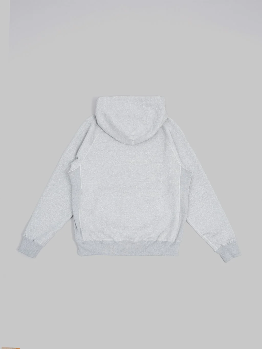 Wonder Looper Pullover Hoodie 876gsm Double Heavyweight French Terry Heather Grey - Image 7