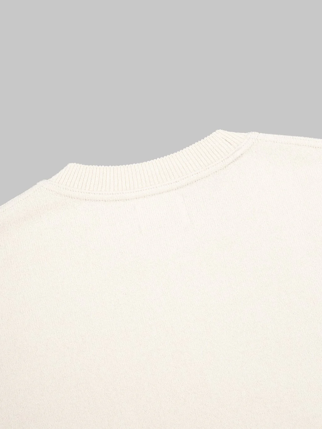 Yonetomi Wave Cotton Knit Pullover Ecru - Image 13